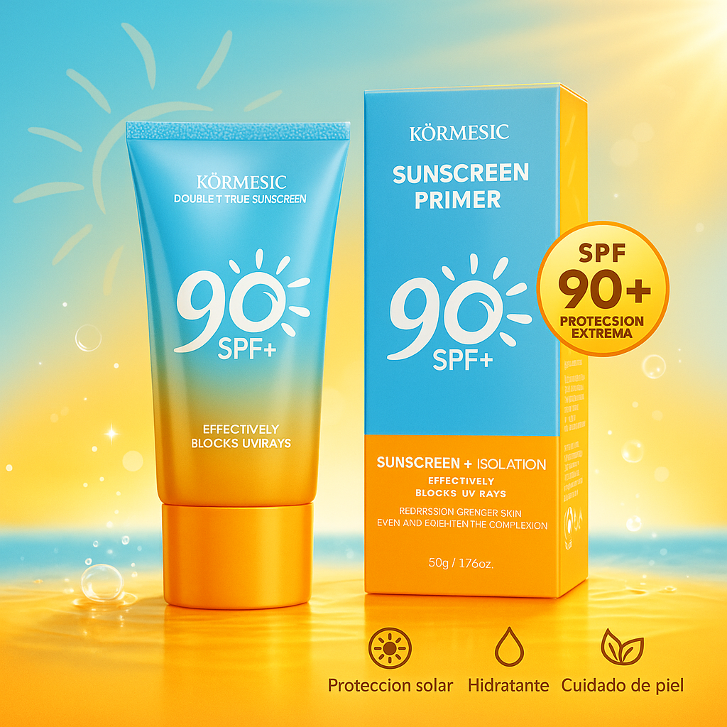 Protector Solar 2 en 1 con Efecto Primer
