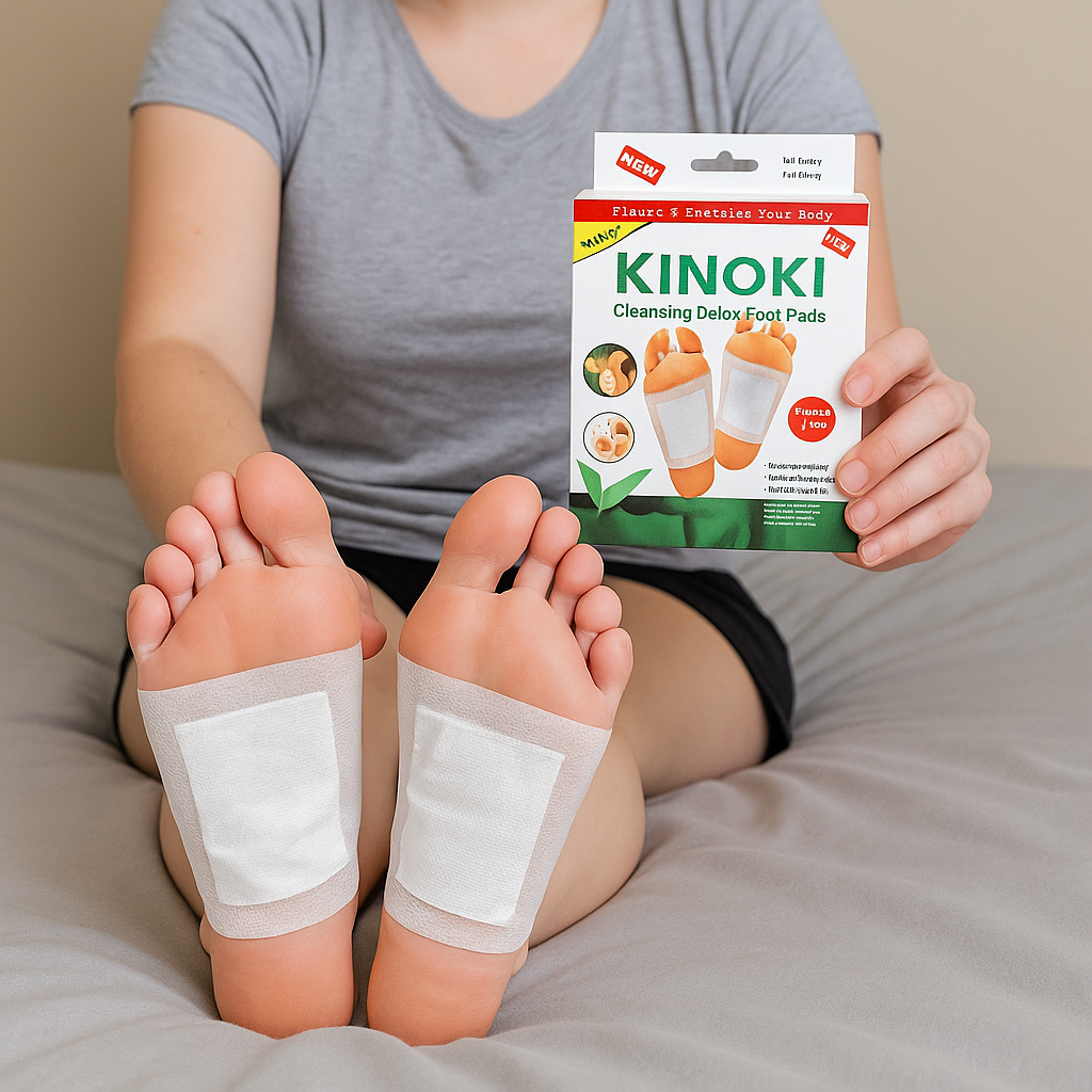 Parches Naturales Premium para Pies –  Alivio del Dolor, Eliminación de Olores y Desintoxicación del Cuerpo