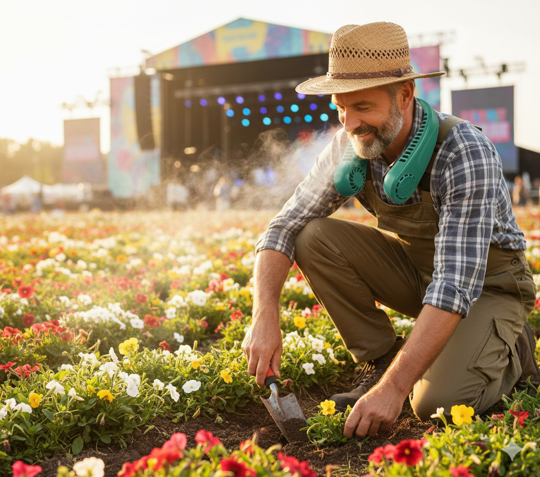 Ventilador de Cuello Portátil 360°