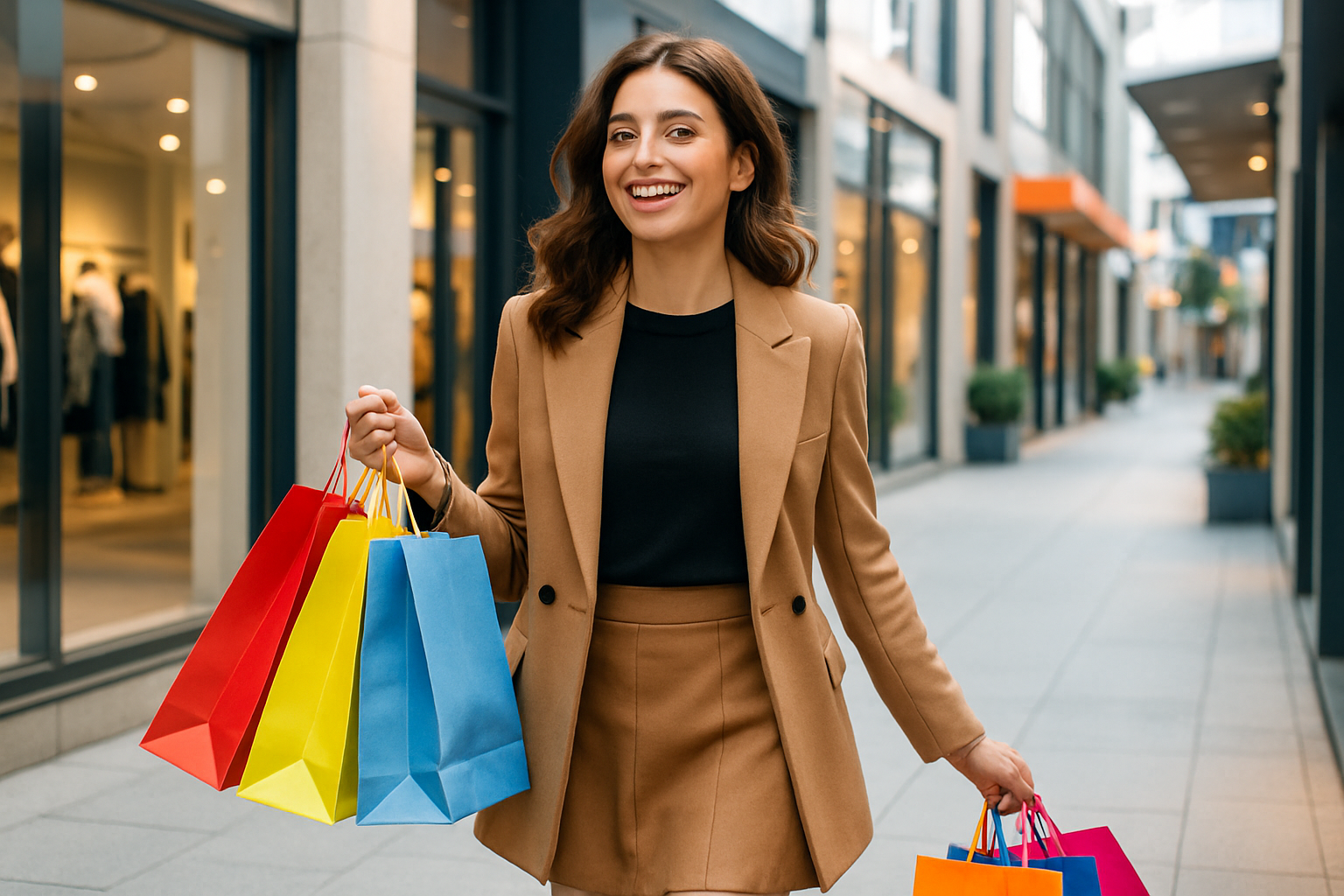 Chica de compras