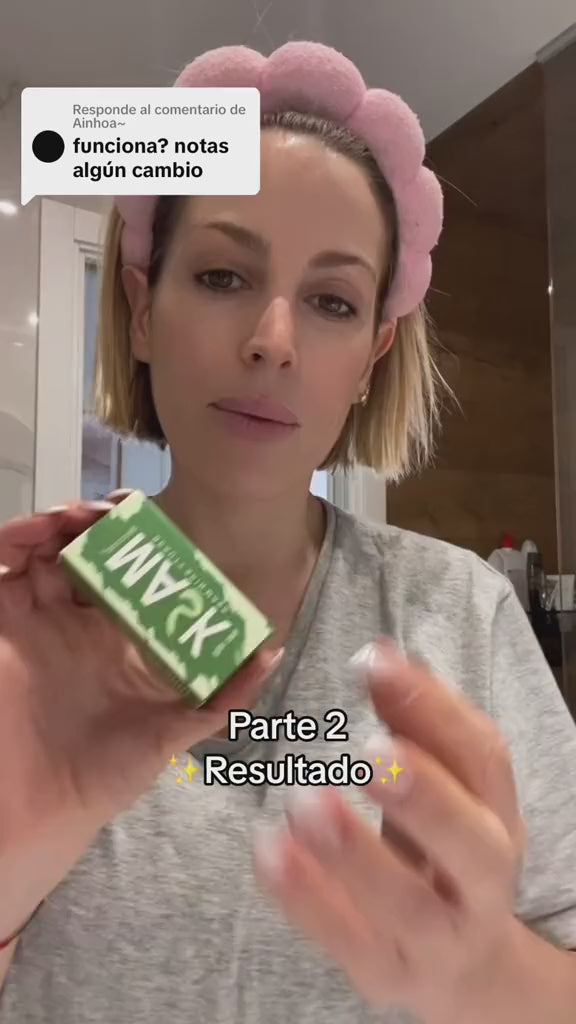 Mascarilla Facial de Té Verde Limpieza Profunda y Control de Grasa